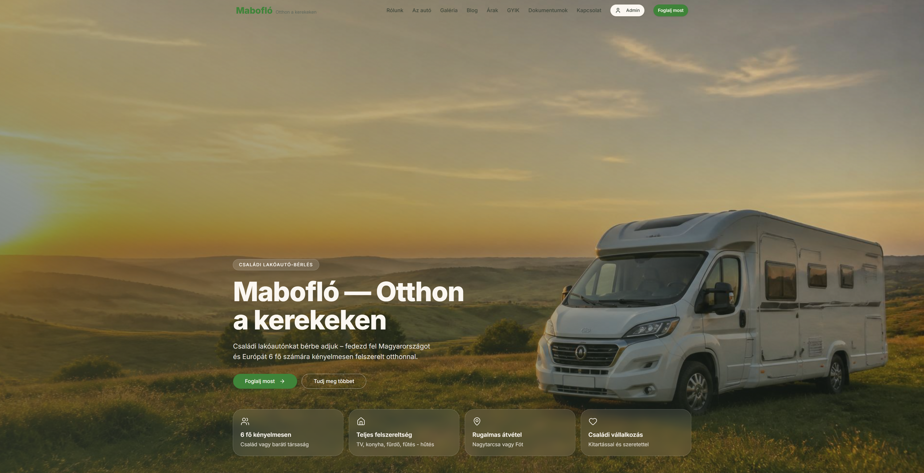 Maboflo — weboldal képernyőkép